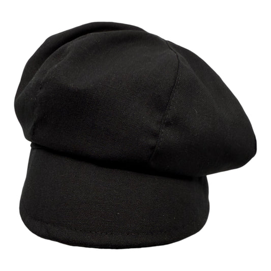 HEIDI (noir) | Casquette gavroche en lin