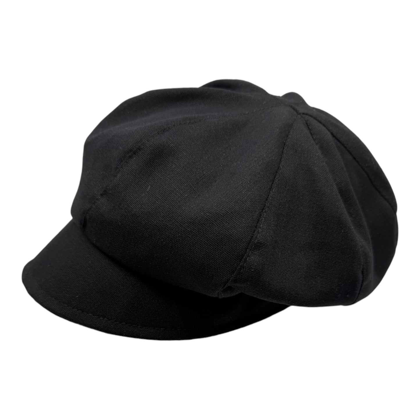 HEIDI (noir) | Casquette gavroche en lin