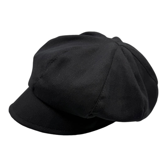 HEIDI (noir) | Casquette gavroche en lin