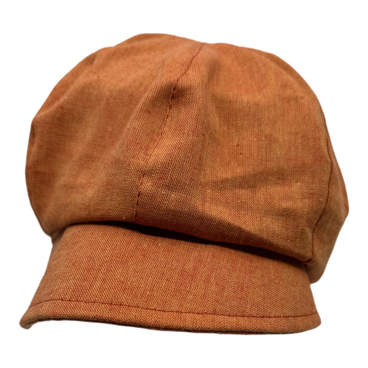 HEIDI (orange) | Casquette gavroche en lin