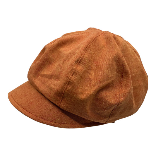 HEIDI (orange) | Casquette gavroche en lin