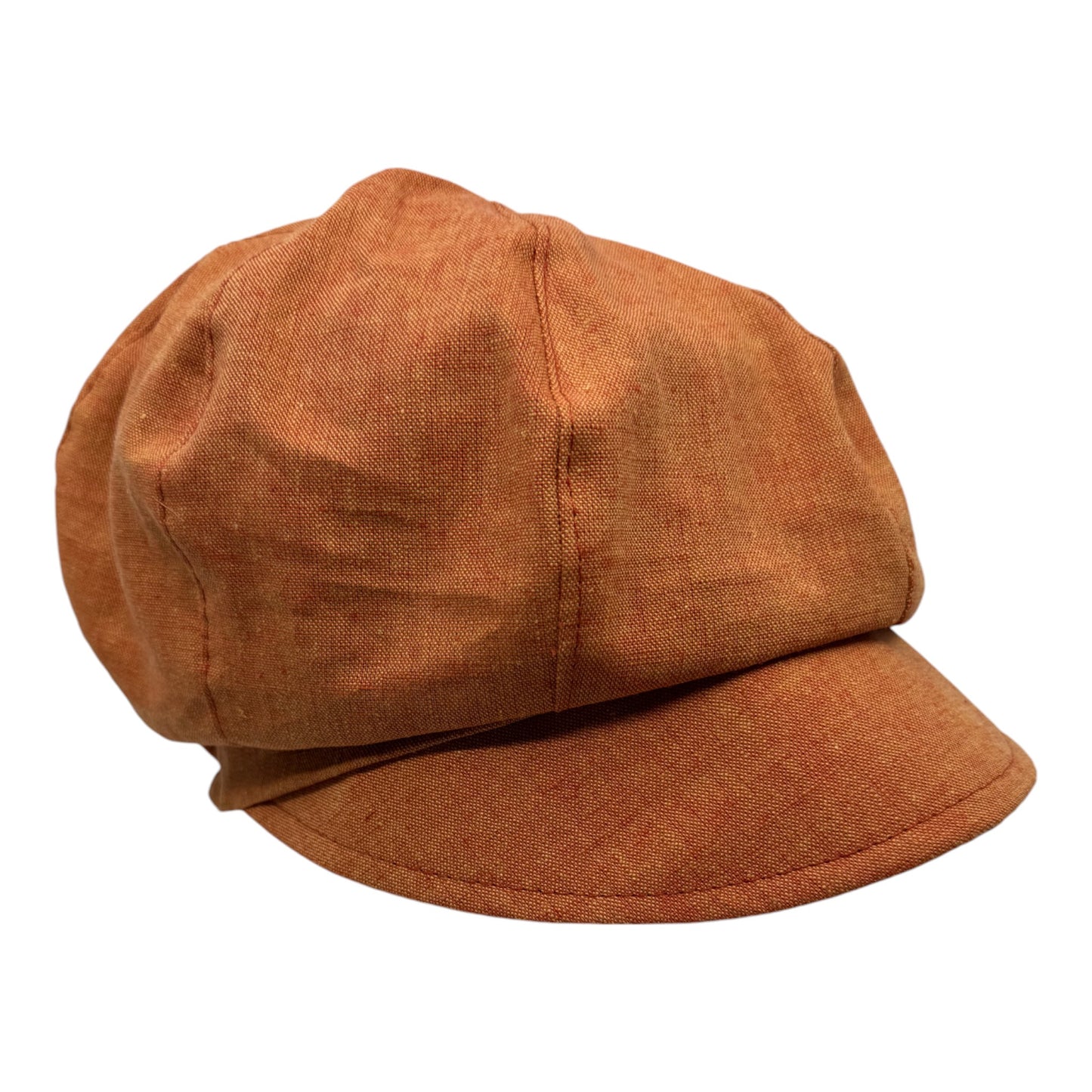 HEIDI (orange) | Casquette gavroche en lin