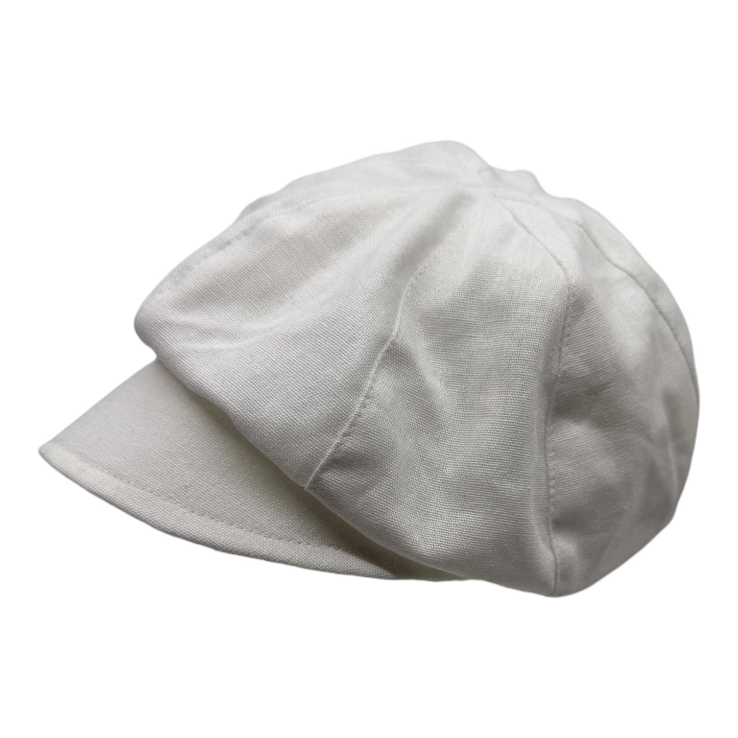 HEIDI (ivoire) | Casquette gavroche en lin