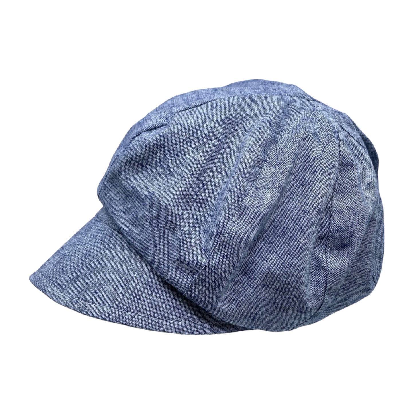 HEIDI ( bleu ) | Casquette gavroche en lin - Geneviève Dostaler