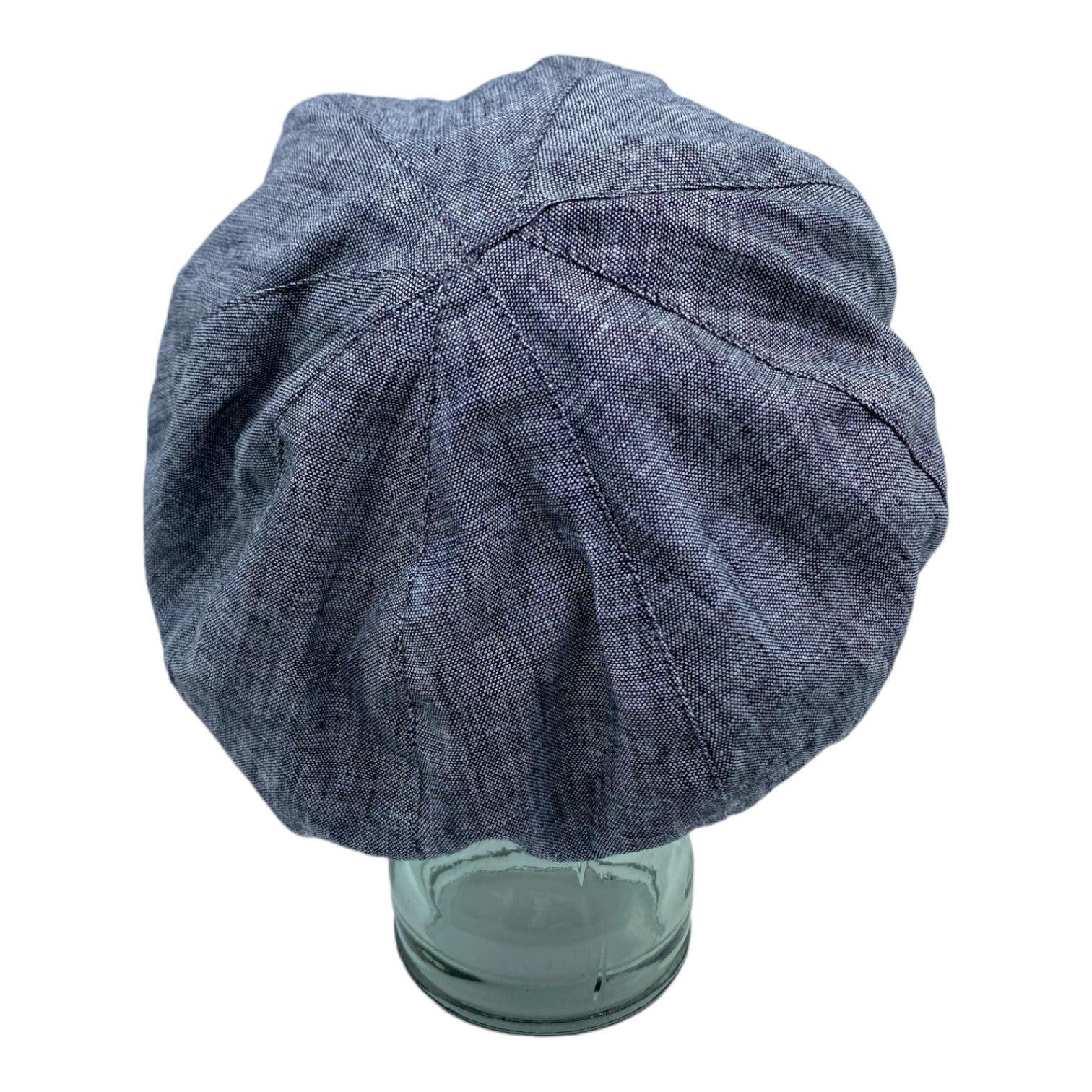 HEIDI ( noir ) | Casquette gavroche en lin - Geneviève Dostaler