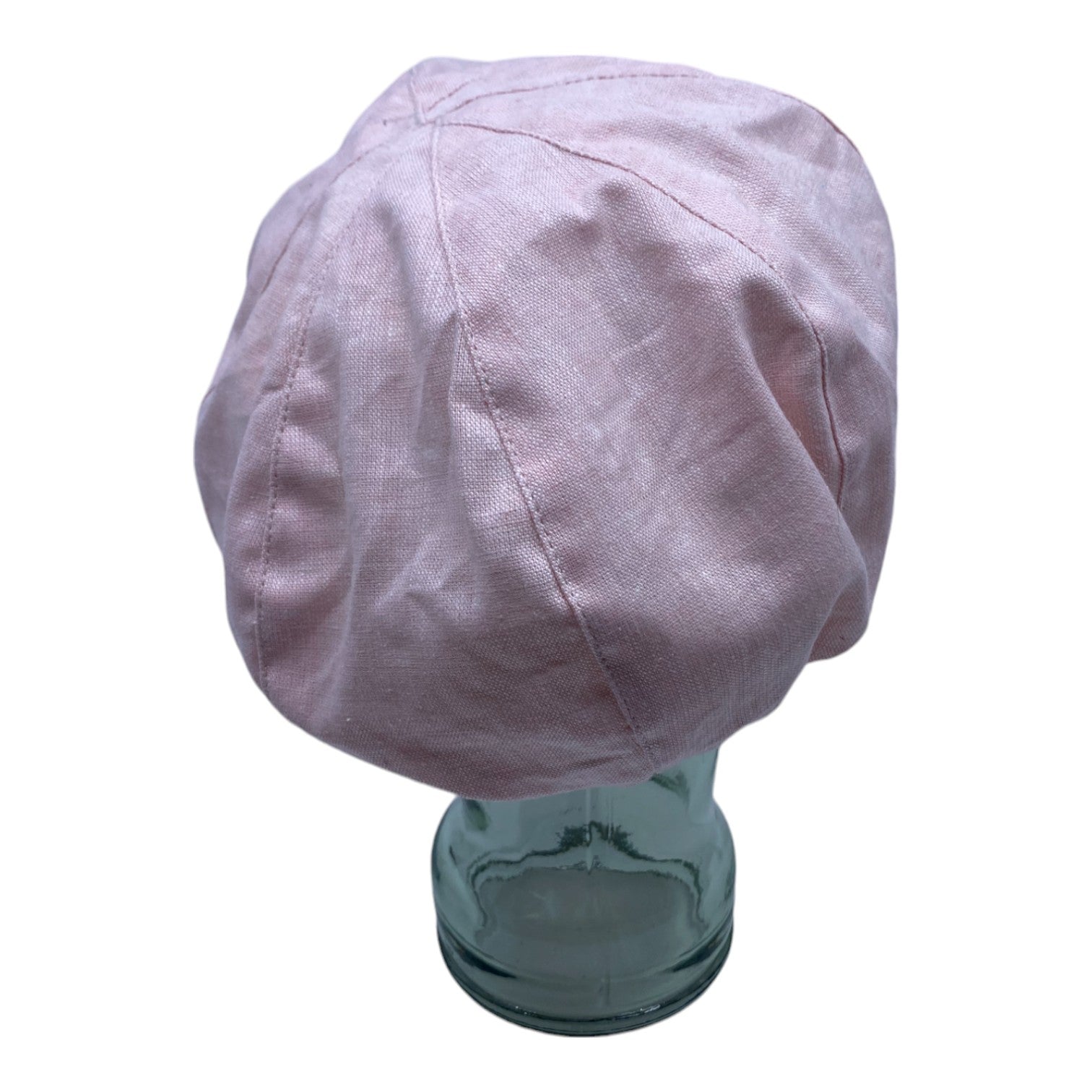 HEIDI ( rose ) | Casquette gavroche en lin - Geneviève Dostaler