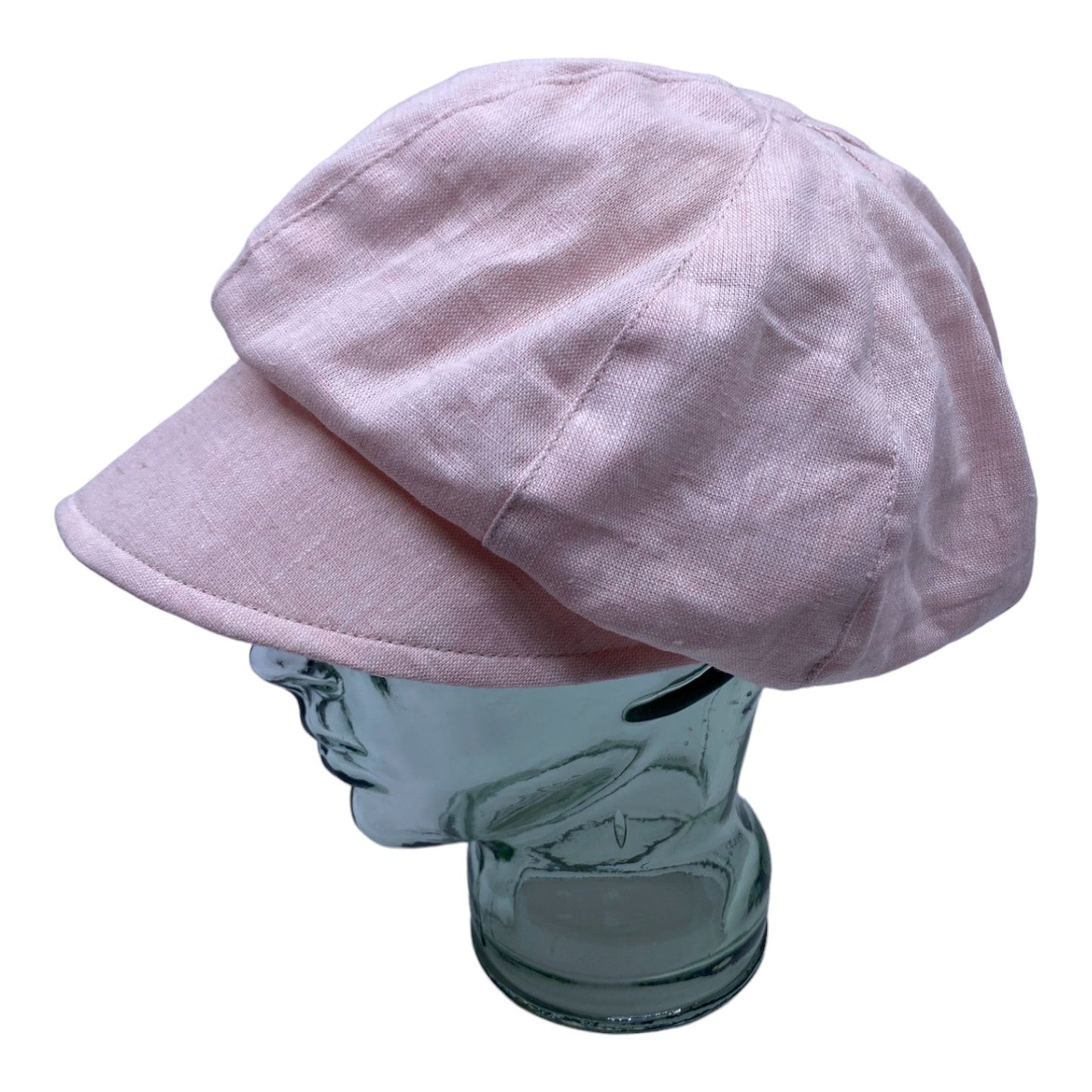 HEIDI ( rose ) | Casquette gavroche en lin - Geneviève Dostaler