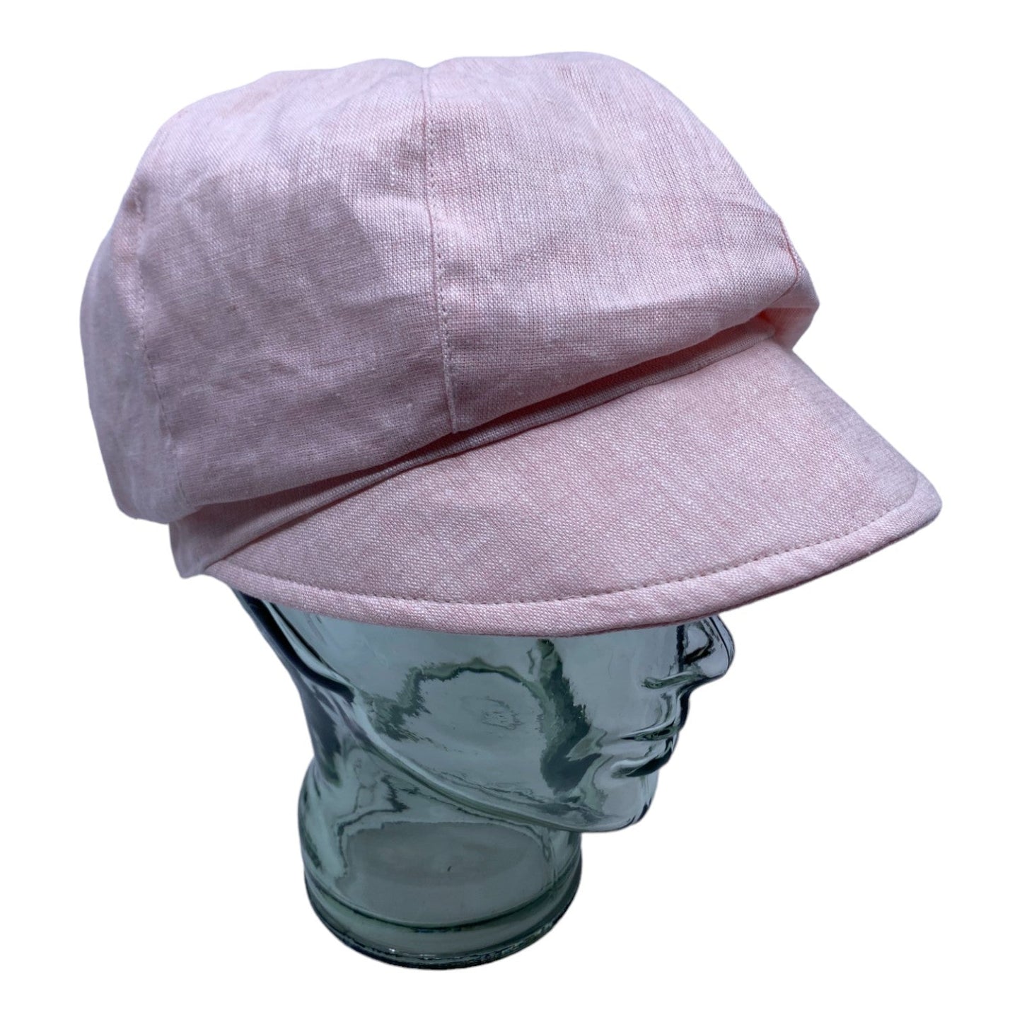 HEIDI ( rose ) | Casquette gavroche en lin - Geneviève Dostaler