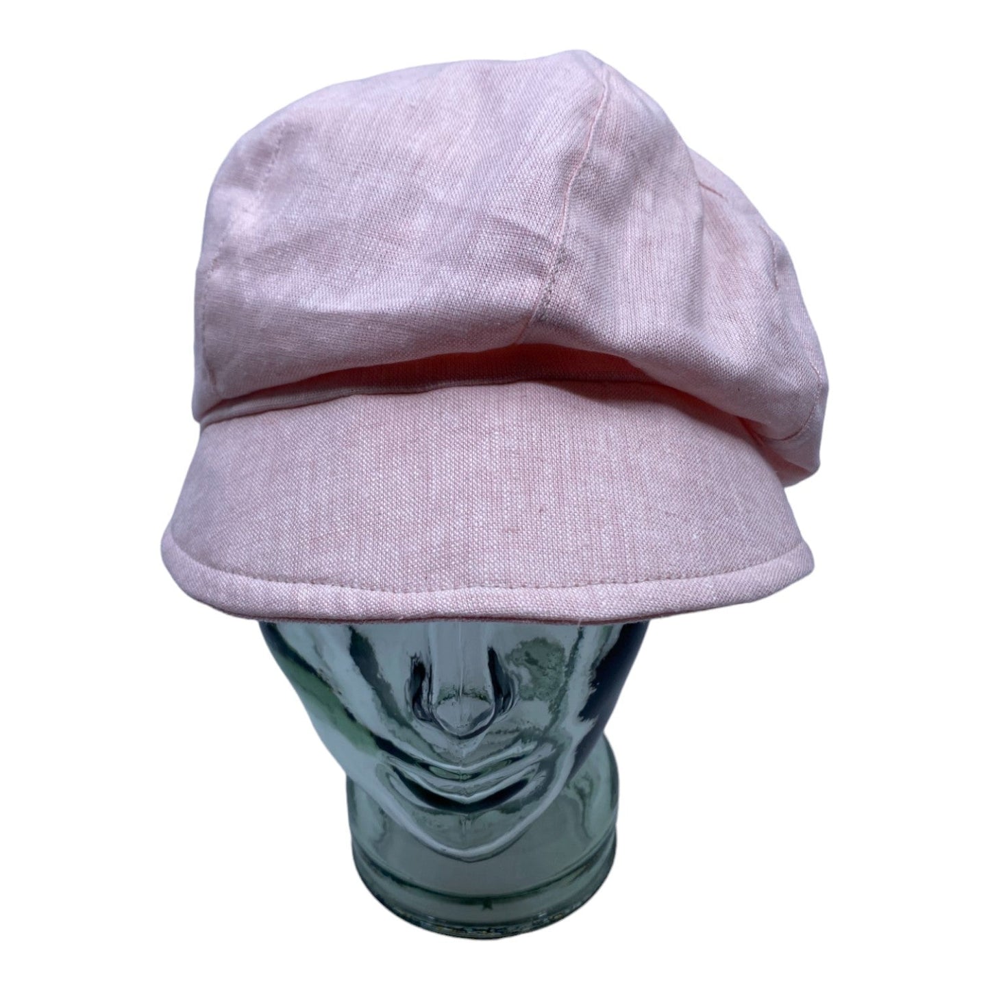 HEIDI ( rose ) | Casquette gavroche en lin - Geneviève Dostaler