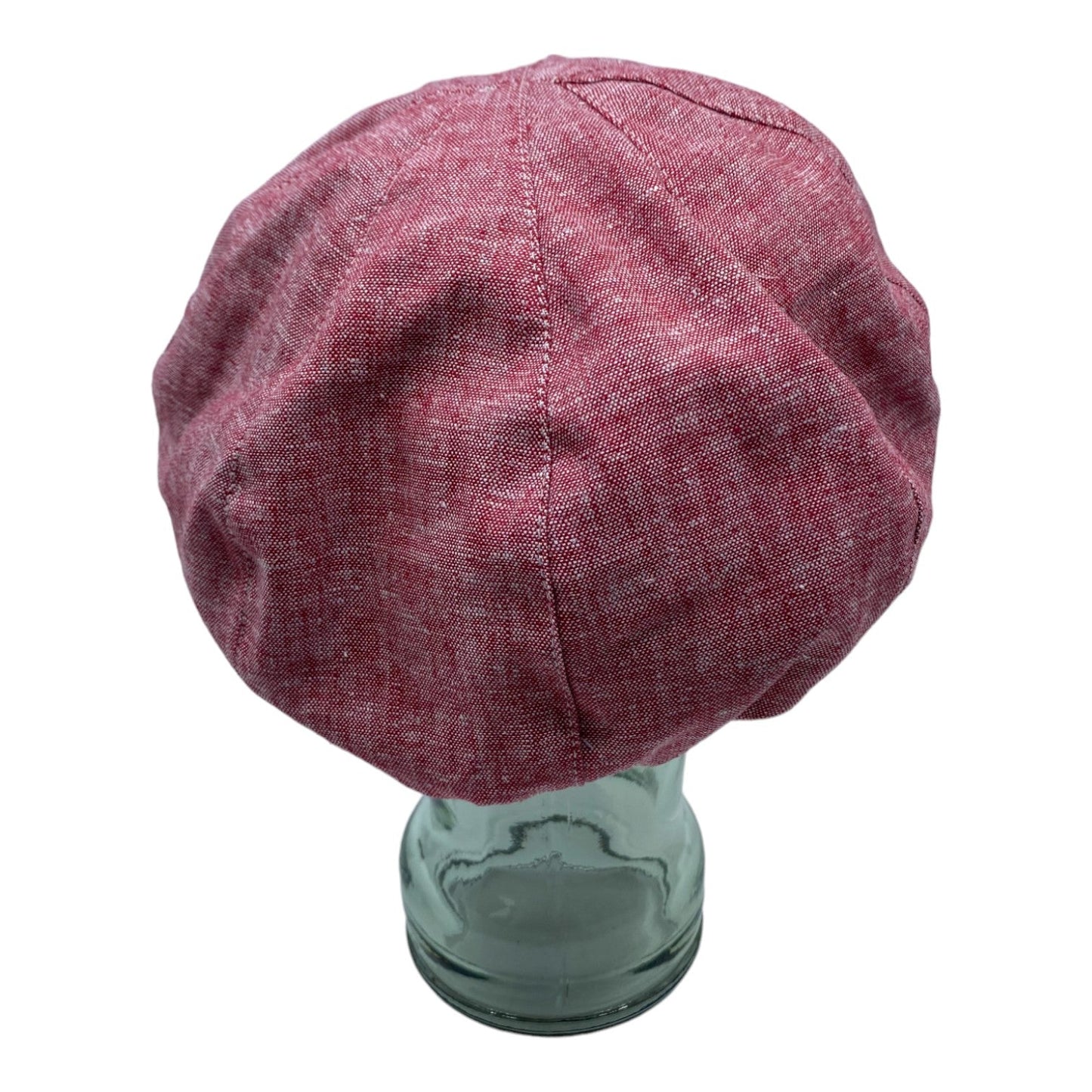 HEIDI ( rouge ) | Casquette gavroche en lin - Geneviève Dostaler