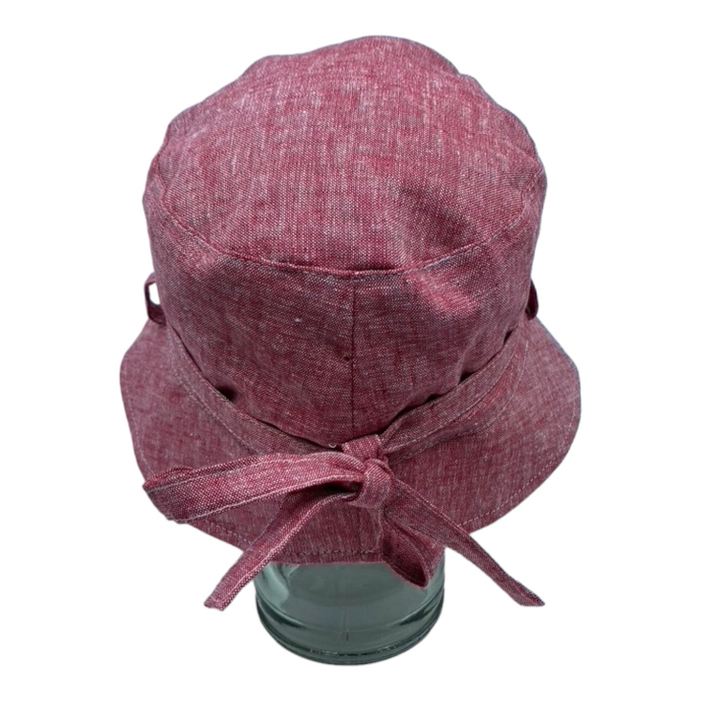LORIE ( rouge ) | Chapeau cloche avec ganse - Geneviève Dostaler