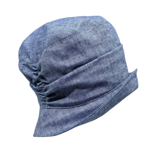 LYDIA ( bleu ) | Chapeau cloche - Geneviève Dostaler