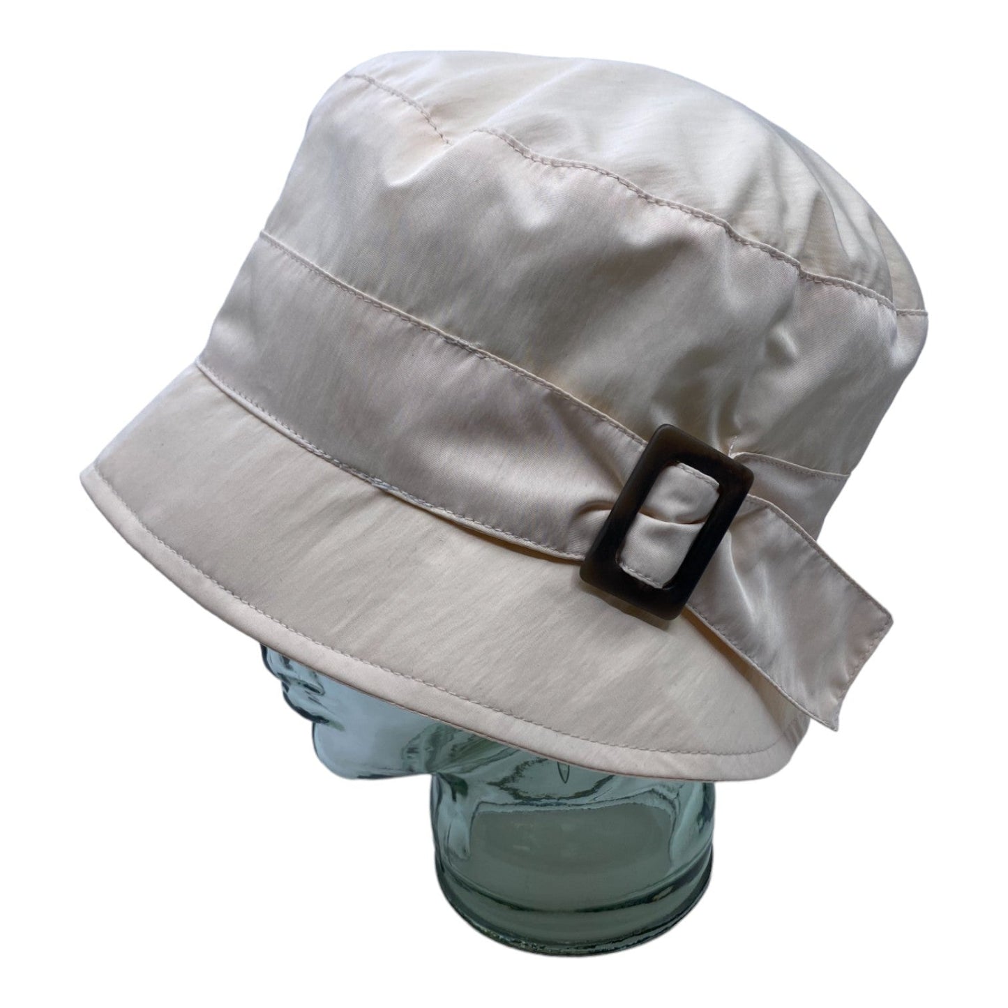 RAQUEL ( beige ) | Chapeau cloche imperméable - Geneviève Dostaler