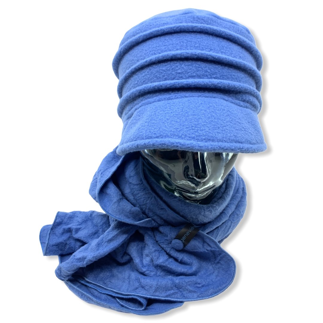 Casquette en polar | Foulard | Femme | Chapeaux | Genevieve Dostaler | Fabriqué au Canada