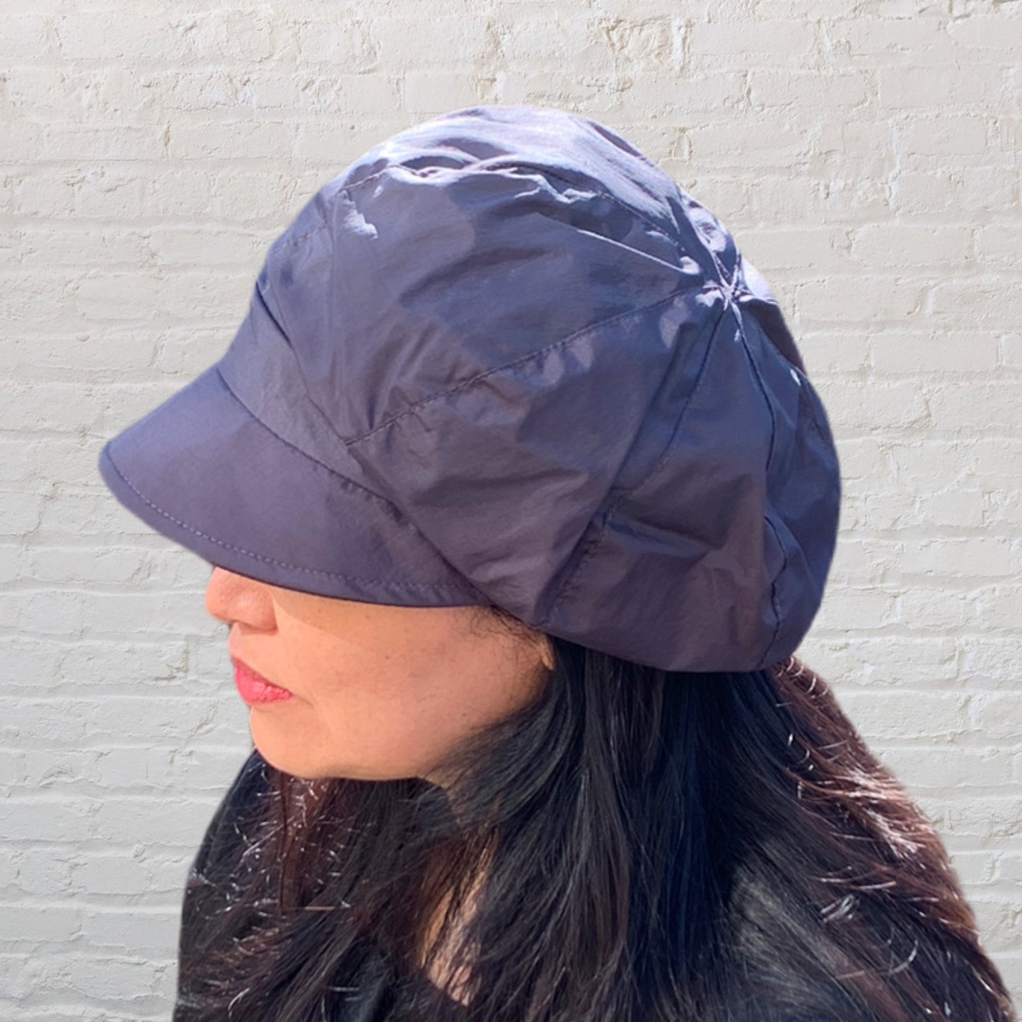 GRACE ( gris foncé ) | Casquette gavroche imperméable - Genevieve Dostaler : Chapeaux