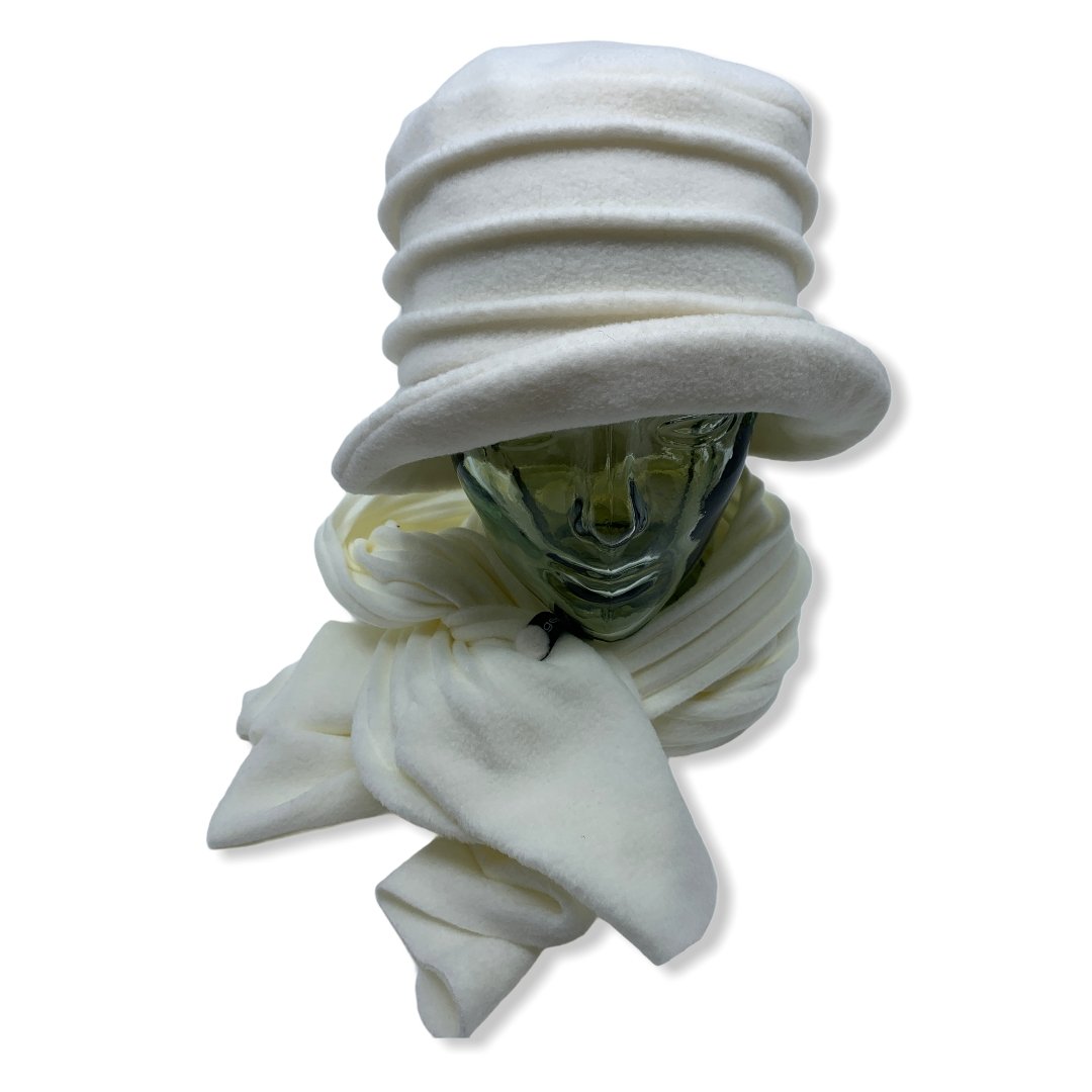 Chapeau en polar | 3 plis | Femme | Chapeaux | Genevieve Dostaler | Fabriqué au Canada