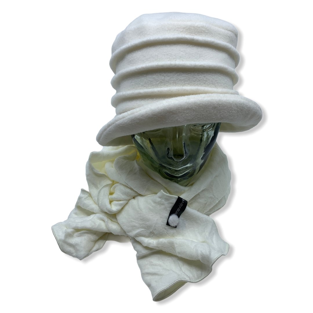 Chapeau en polar | 3 plis | Femme | Chapeaux | Genevieve Dostaler | Fabriqué au Canada