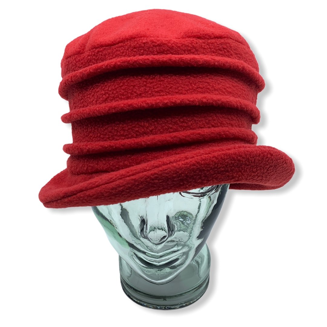 Chapeau en polar | 3 plis | Femme | Chapeaux | Genevieve Dostaler | Fabriqué au Canada