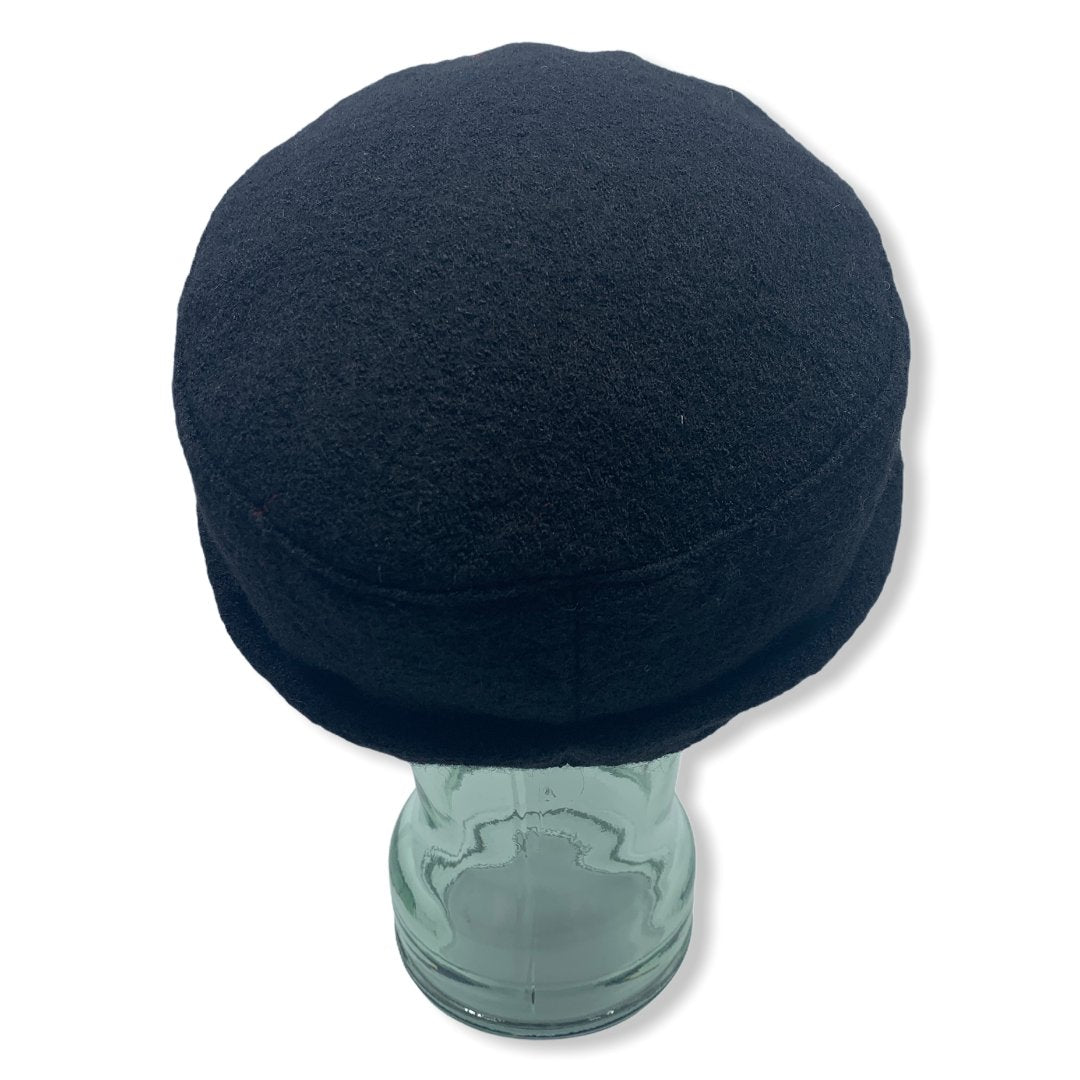 Casquette d'hiver noir|laine Bouillie|Fabriqué au Canada|Genevieve Dostaler|Chapeaux|Montreal