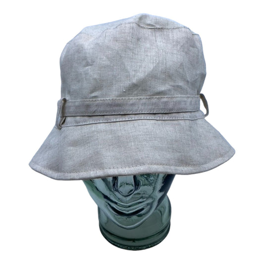 LORIE ( beige ) | Bell hat with braid - Geneviève Dostaler