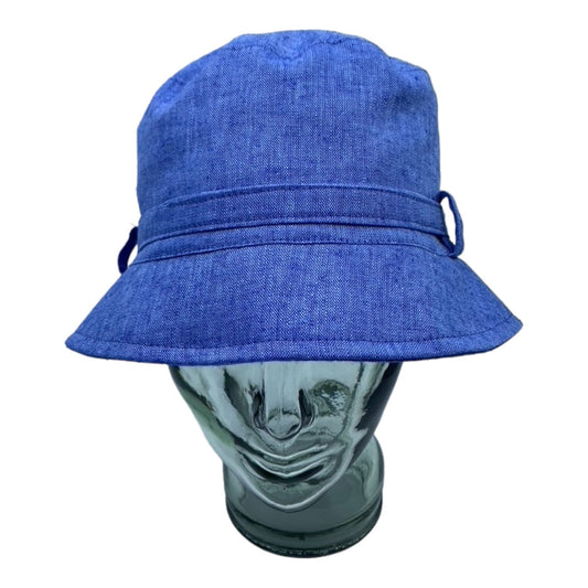 LORIE ( royal blue ) | Bell hat with braid - Geneviève Dostaler