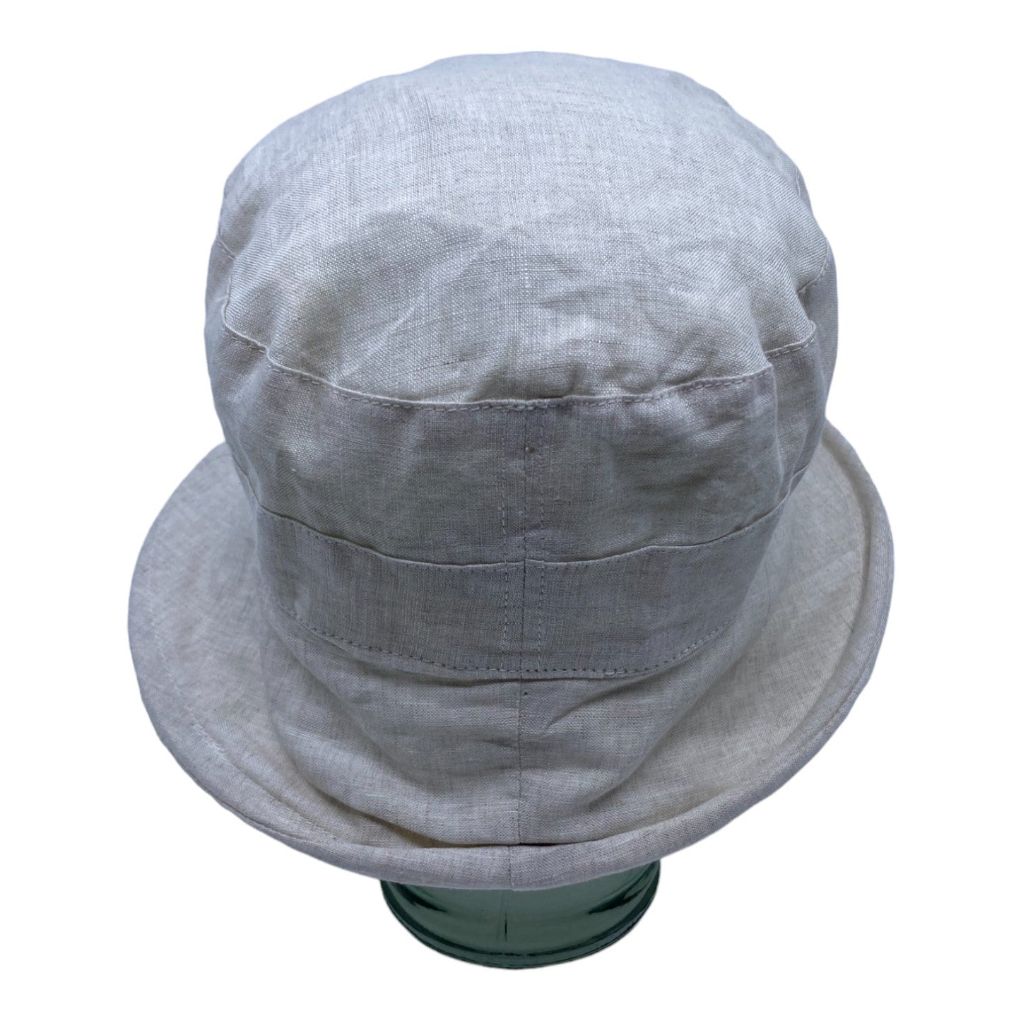 OPALE ( beige ) | Wide-brimmed linen hat - Geneviève Dostaler