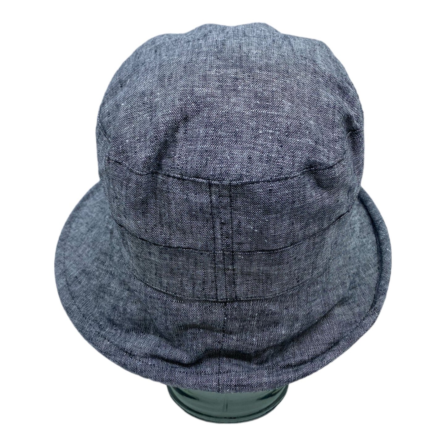 OPALE ( black ) | Wide-brimmed linen hat - Geneviève Dostaler