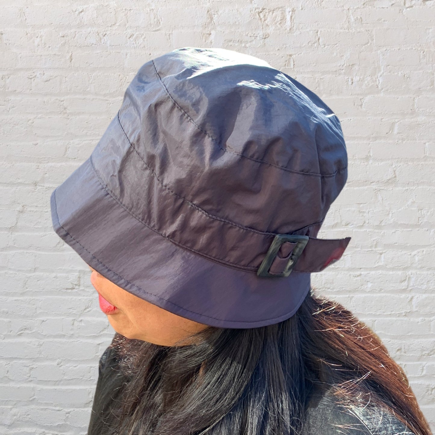 RAQUEL ( dark grey ) | Waterproof cloche hat - Genevieve Dostaler : Hats