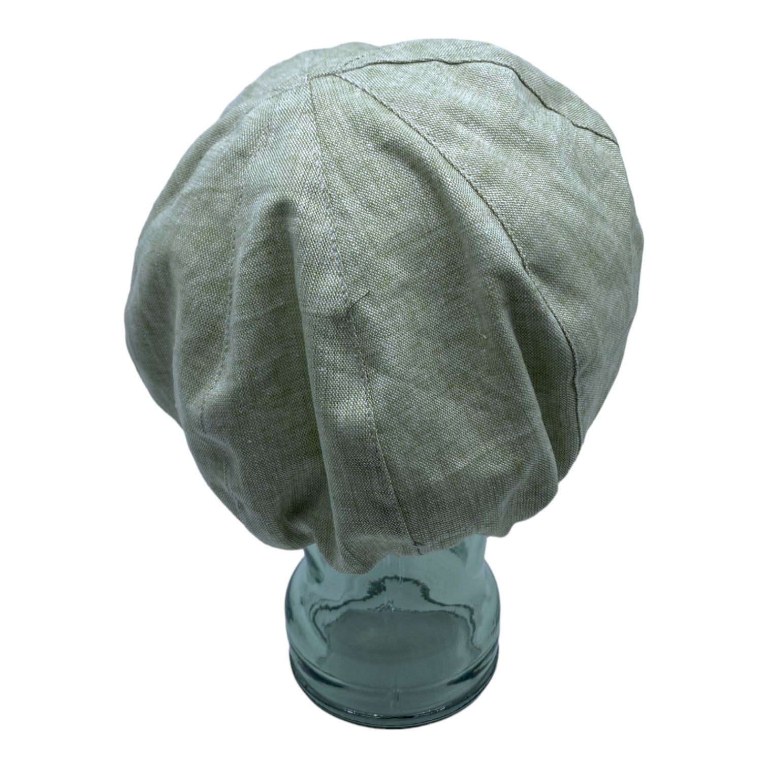 HEIDI ( vert ) | Casquette gavroche en lin - Geneviève Dostaler