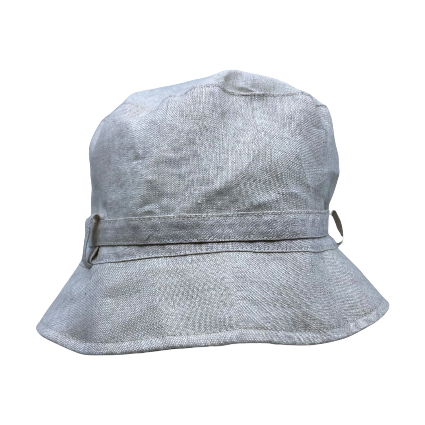 LORIE ( beige ) | Chapeau cloche avec ganse - Geneviève Dostaler
