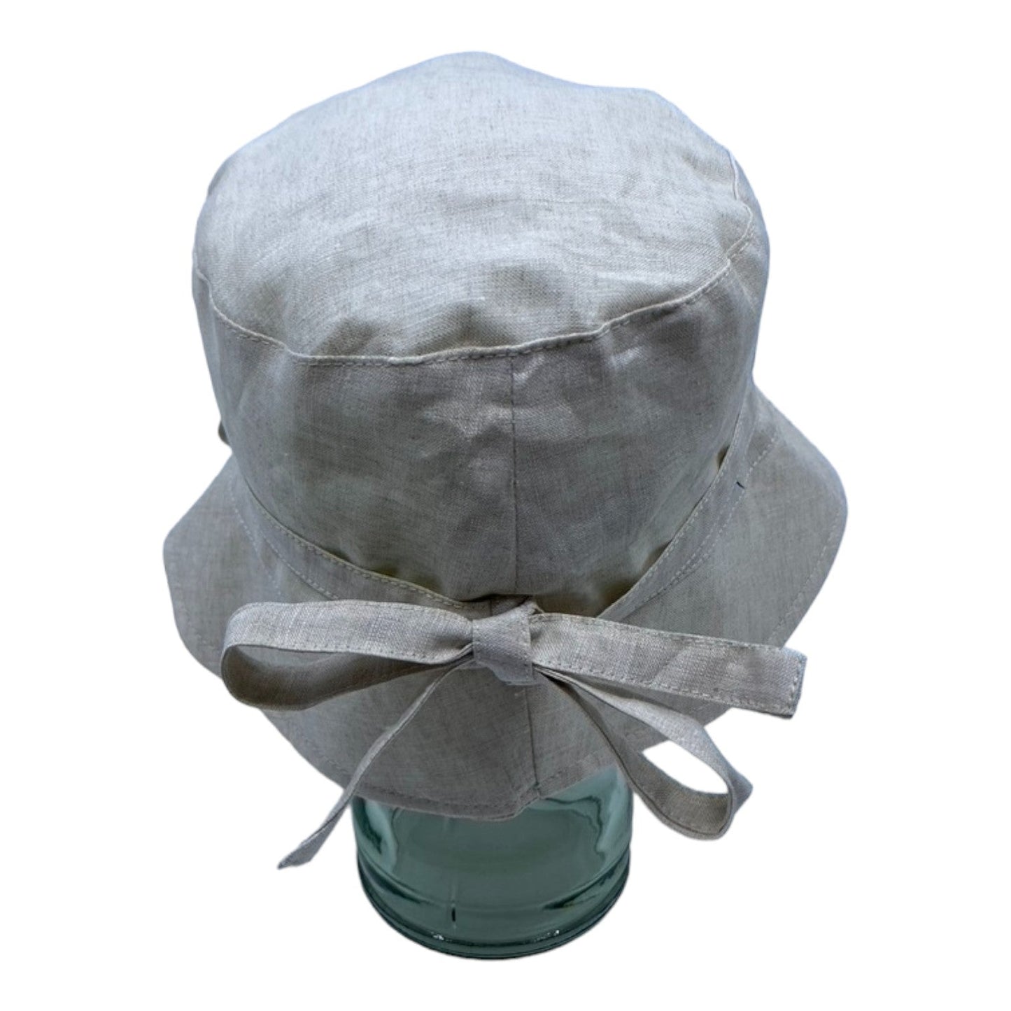 LORIE ( beige ) | Chapeau cloche avec ganse - Geneviève Dostaler