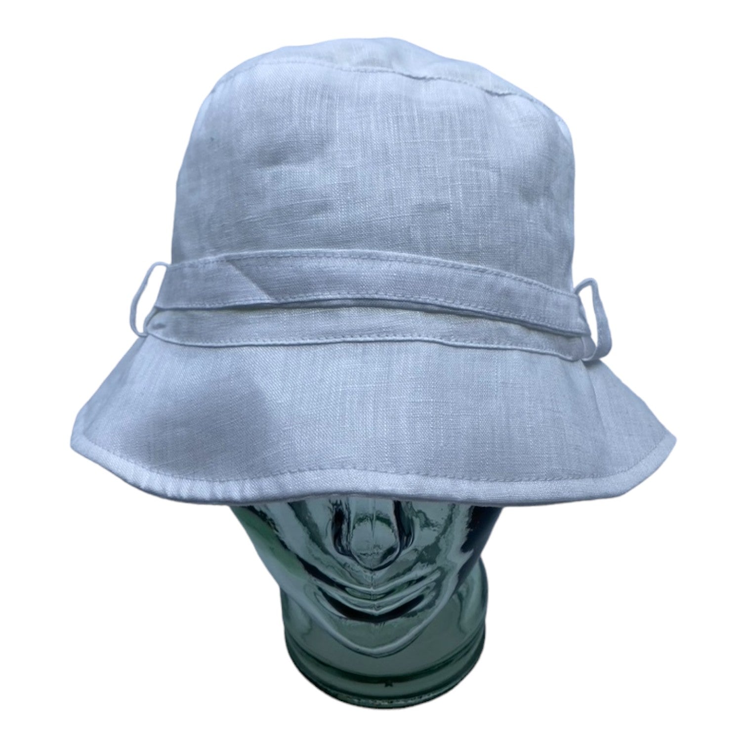 LORIE ( blanc ) | Chapeau cloche avec ganse - Geneviève Dostaler