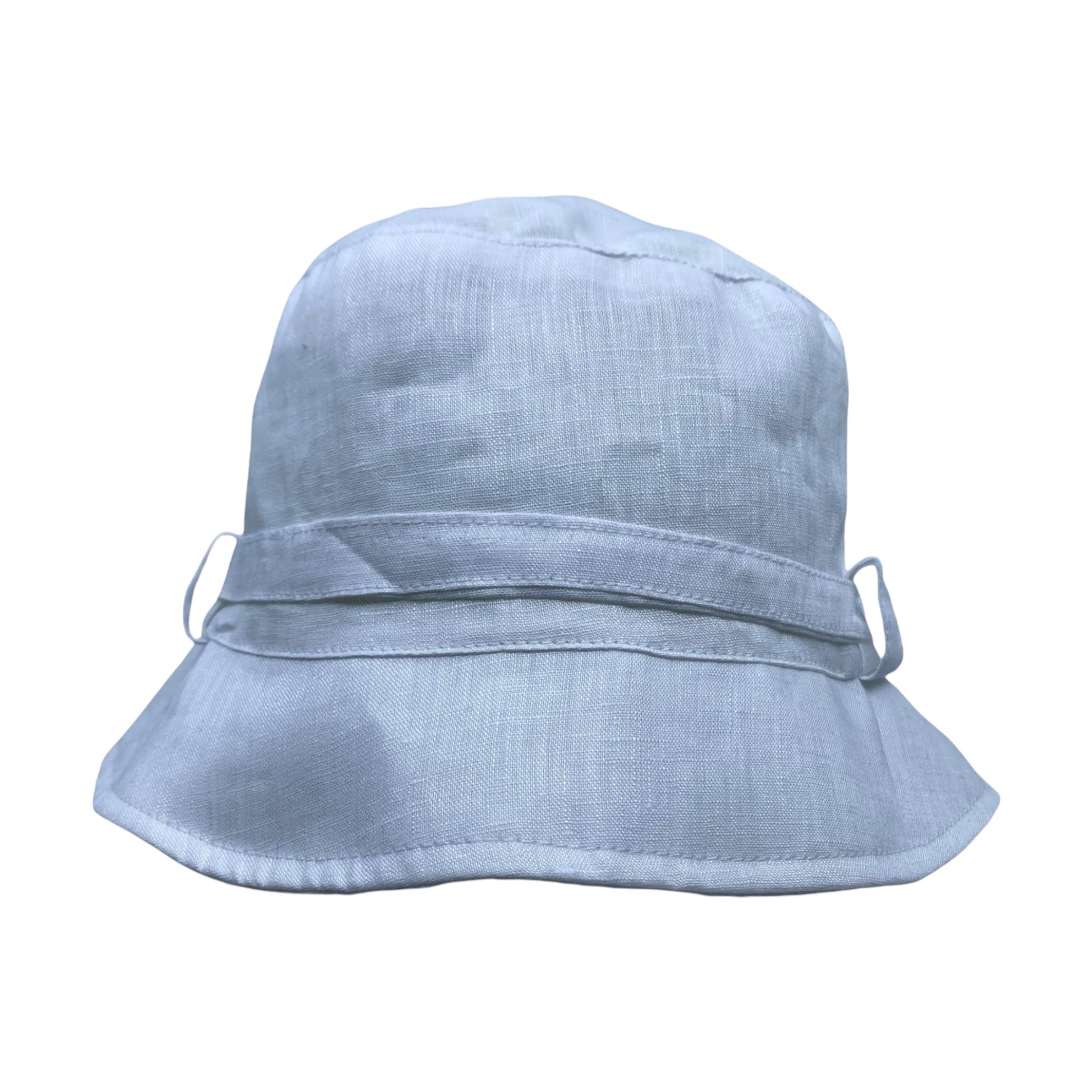 LORIE ( blanc ) | Chapeau cloche avec ganse - Geneviève Dostaler