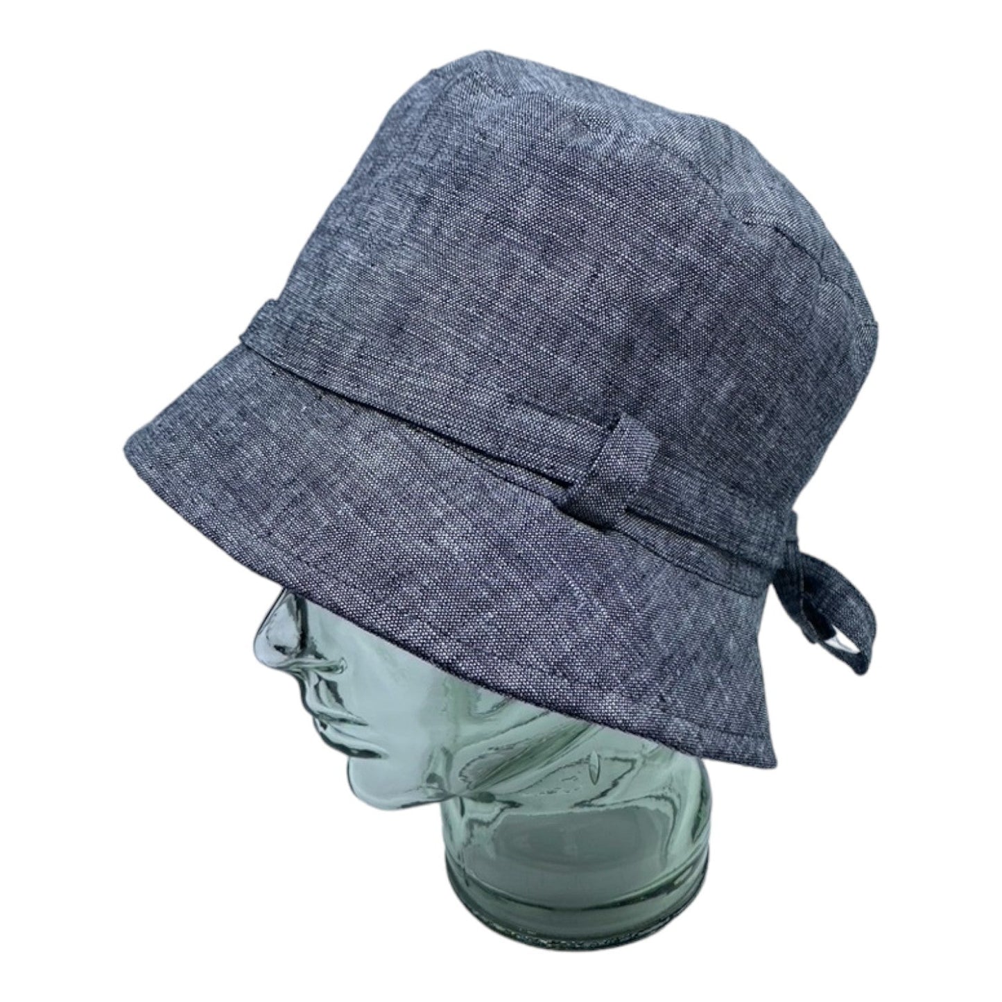 LORIE ( noir ) | Chapeau cloche avec ganse - Geneviève Dostaler