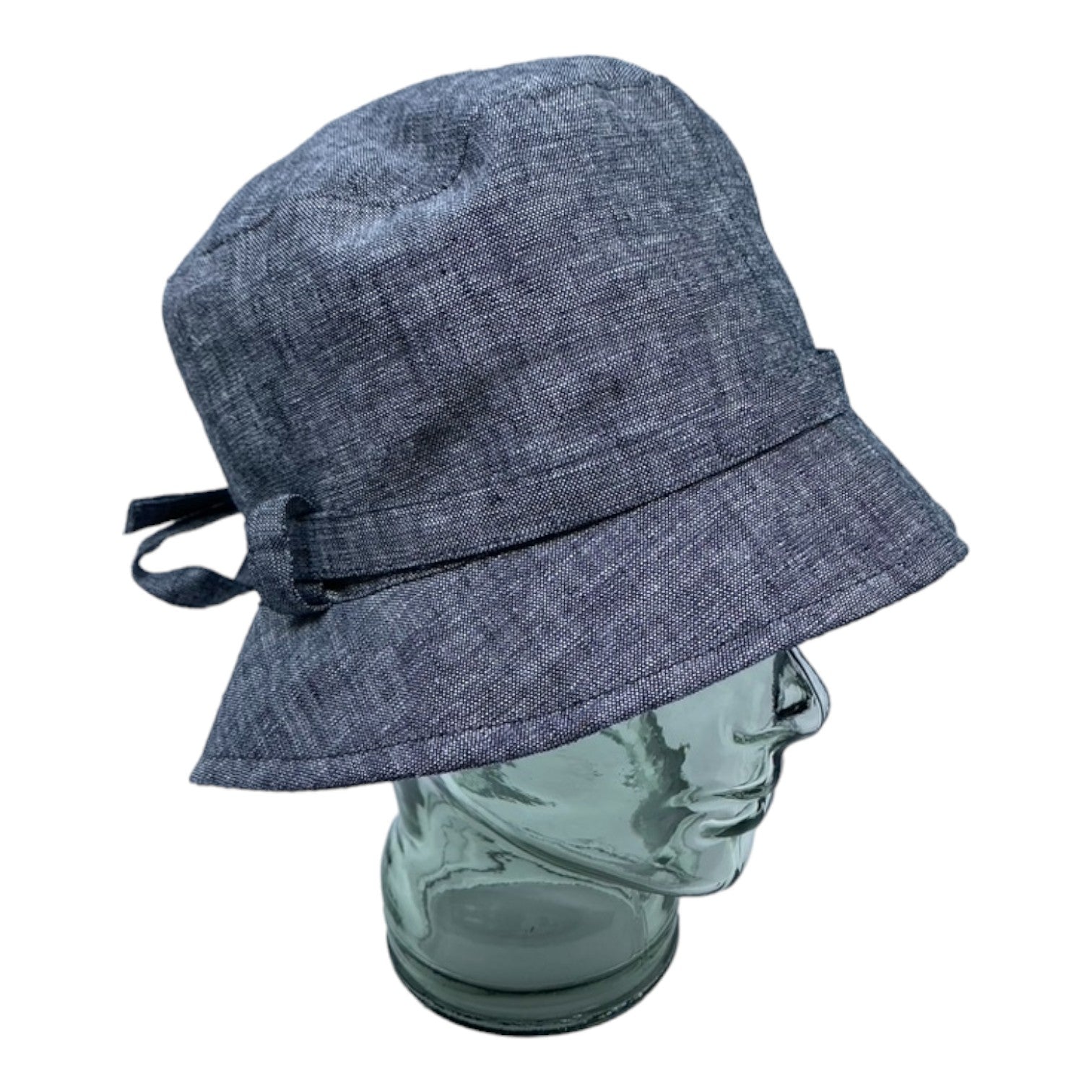 LORIE ( noir ) | Chapeau cloche avec ganse - Geneviève Dostaler