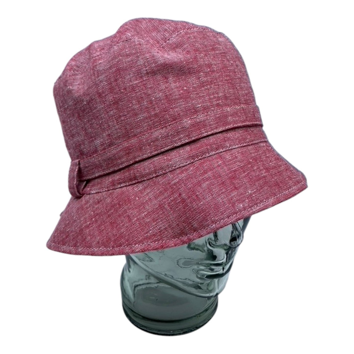 LORIE ( rouge ) | Chapeau cloche avec ganse - Geneviève Dostaler