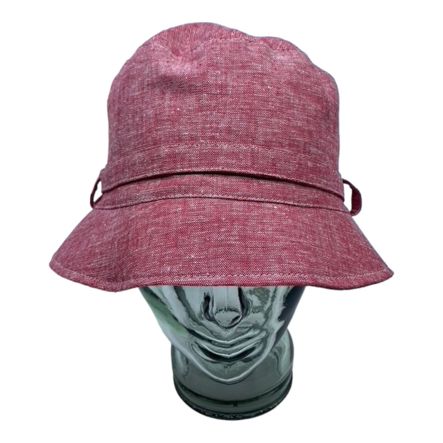 LORIE ( rouge ) | Chapeau cloche avec ganse - Geneviève Dostaler