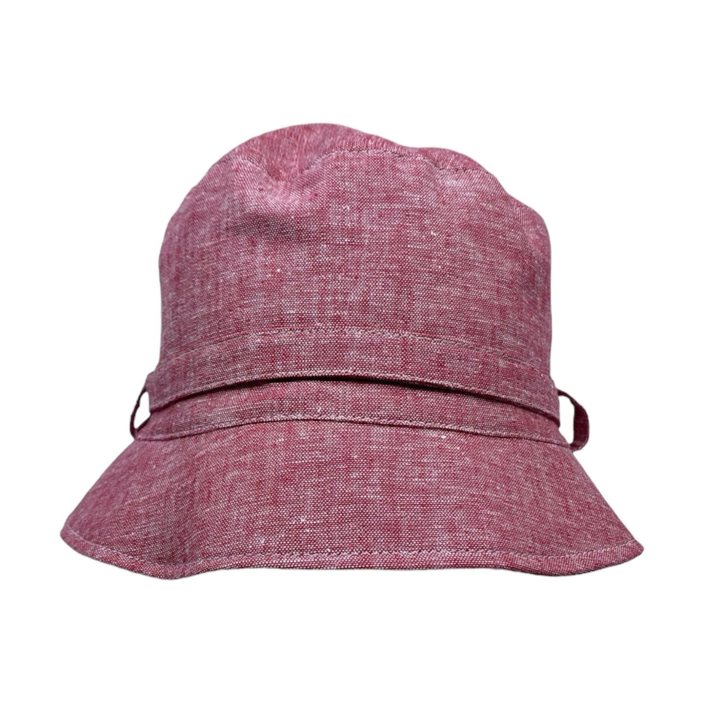 LORIE ( rouge ) | Chapeau cloche avec ganse - Geneviève Dostaler