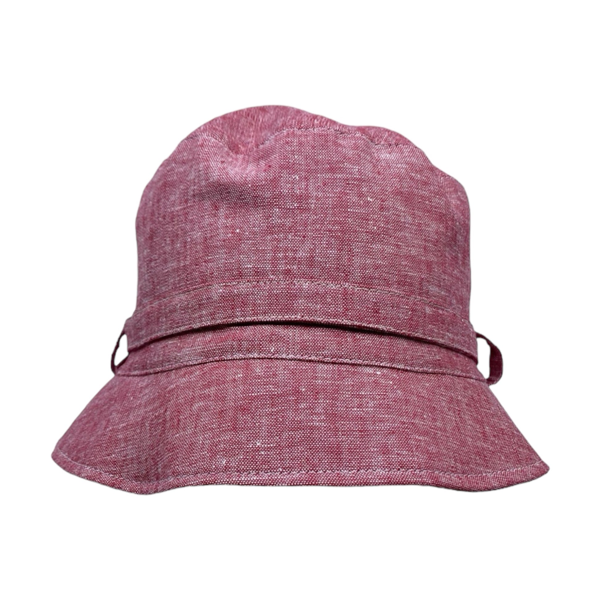 LORIE ( rouge ) | Chapeau cloche avec ganse - Geneviève Dostaler