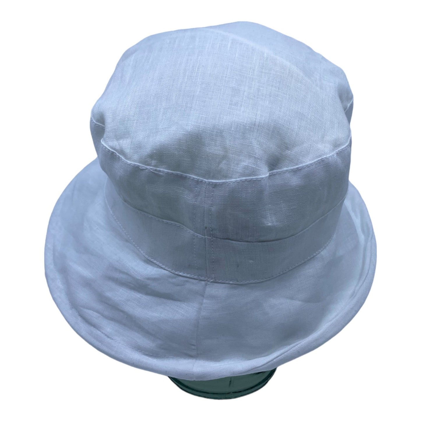 OPALE ( blanc ) | Chapeau en lin à large bord - Geneviève Dostaler