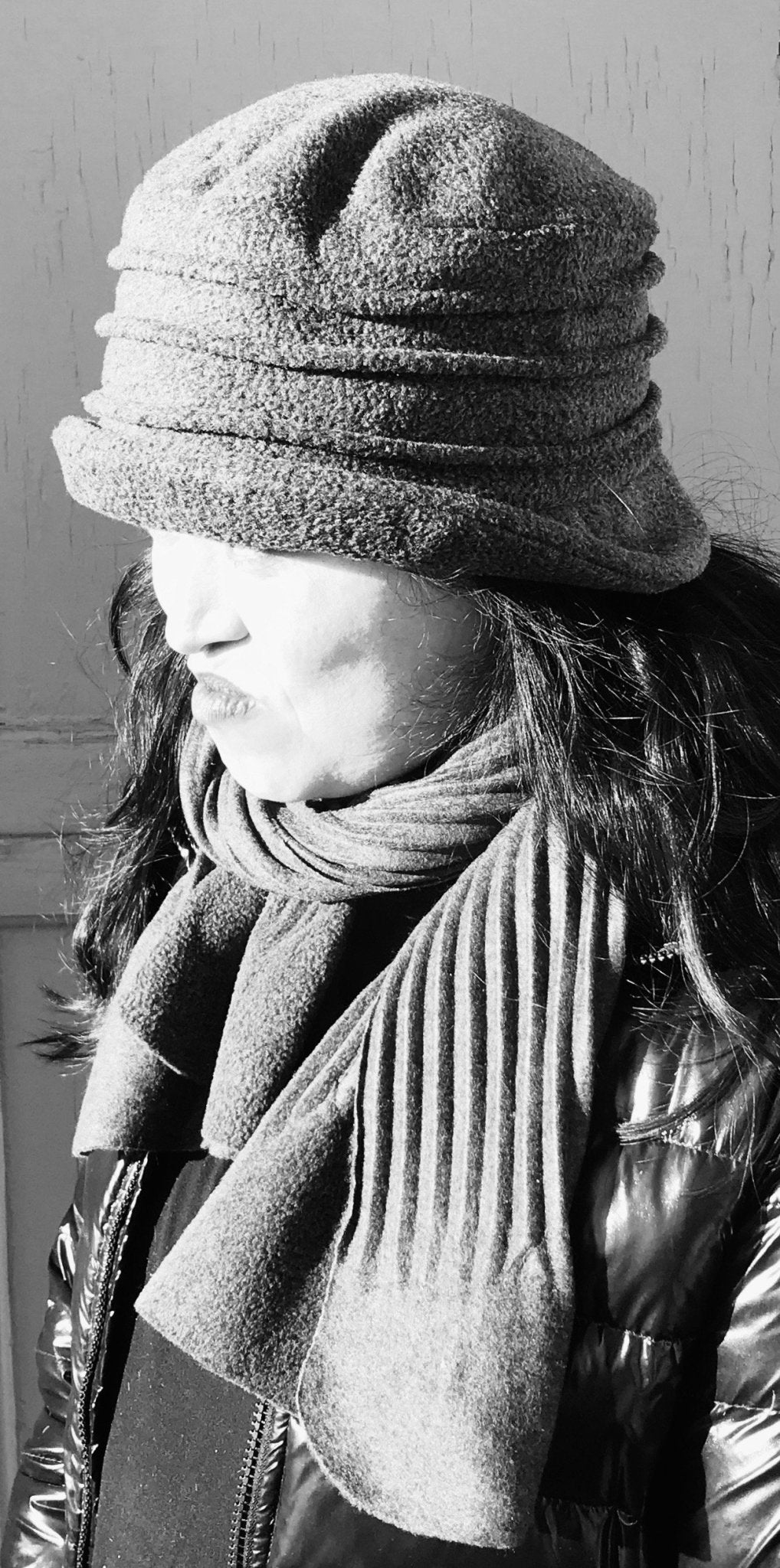 Chapeau en polar | 3 plis | Femme | Chapeaux | Genevieve Dostaler | Fabriqué au Canada