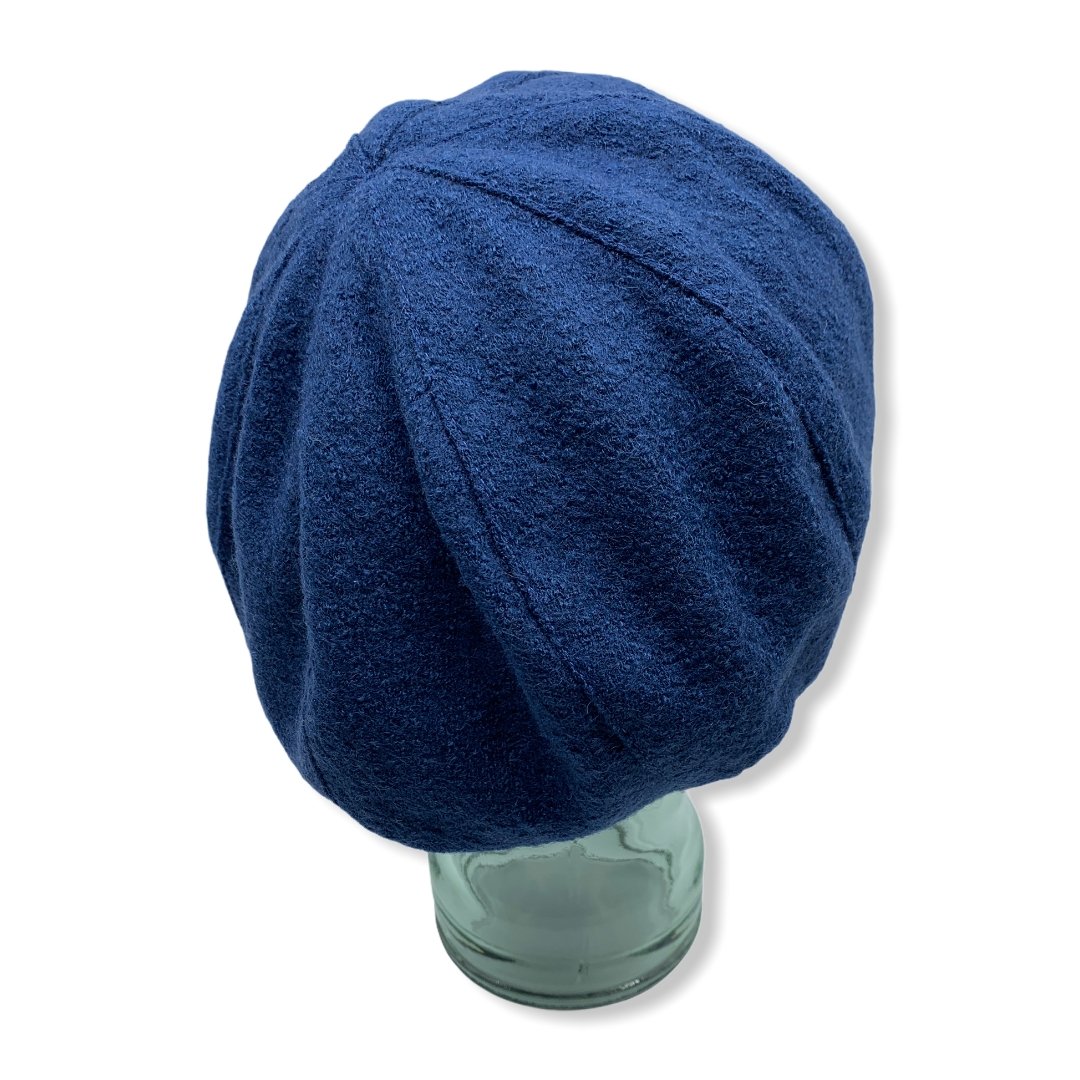Gavroche bleu | Femme | laine Bouillie| Chapeaux | Fabrique au Canada | Montreal | Genevieve Dostaler