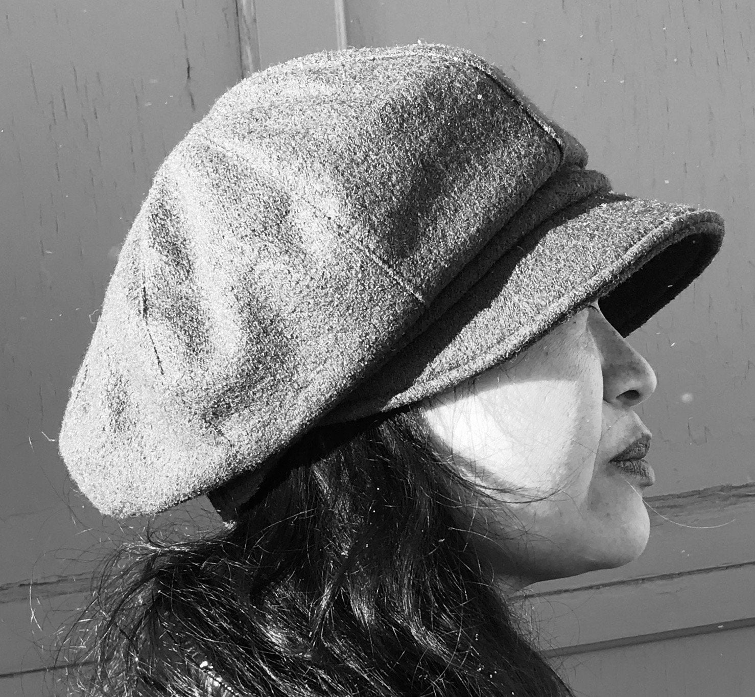 Gavroche blanche | Femme | laine Bouillie| Chapeaux | Fabrique au Canada | Montreal | GENEVIEVE DOSTALER
