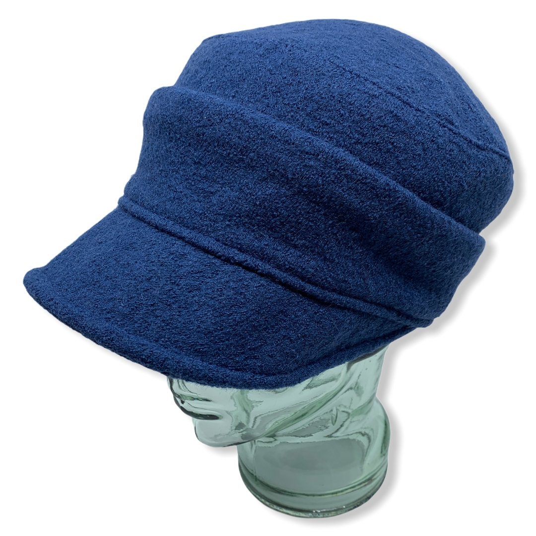 Casquette d'hiver bleu | laine Bouillie | Fabriqué au Canada | Chapeaux | Montreal | Genevieve Dostaler